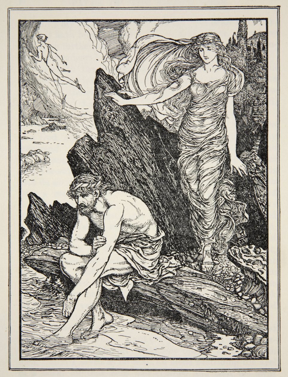 Calypso Takes Pity on Ulysses, from
